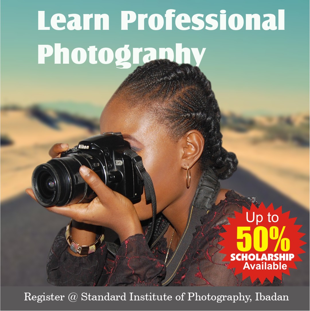 Learn photography in Ibadan with scholarship