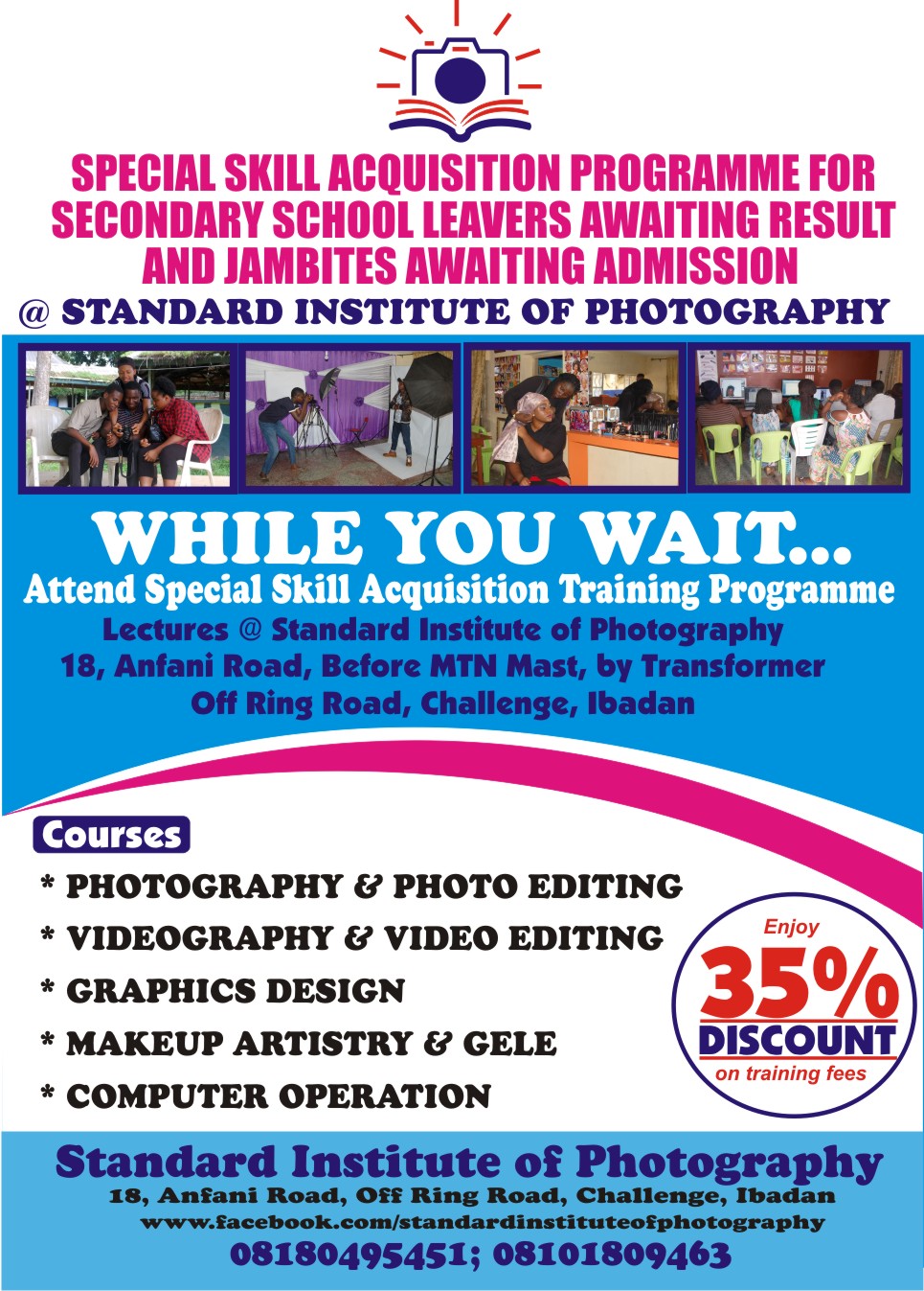 Photography training for those in Ibadan