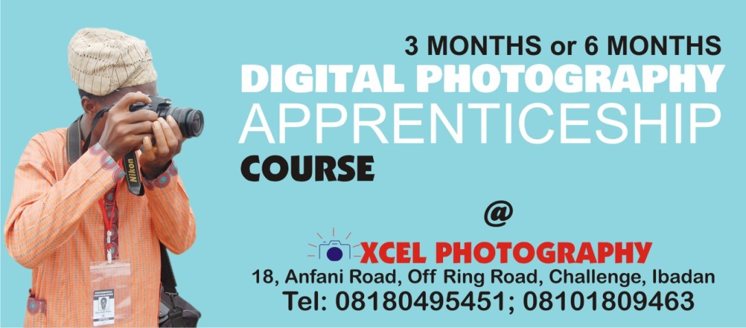 Xcel Photography Apprenticeship training flier.